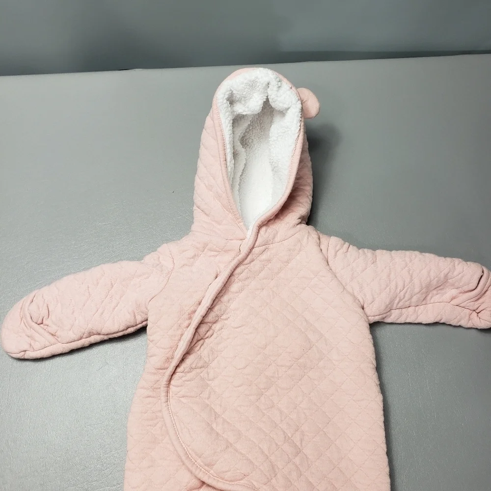 carters baby girls pink winter suit size 3 months